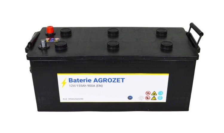 AGROZET Premium Baterie 12V/155Ah 900A EN