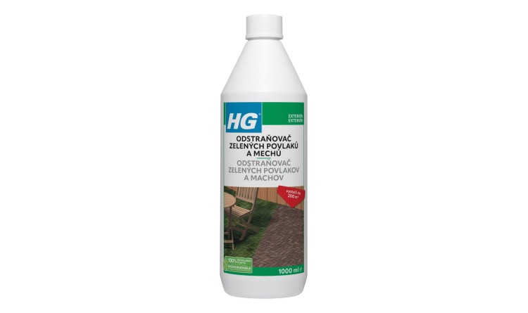 HG 181 Odstraňovač zelených povlaků a mechů 1L