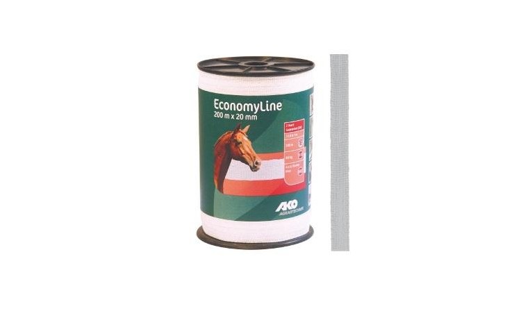 33190 EconomyLine Polyetylenová páska pro elektrické ohradníky - BASIC 20 mm