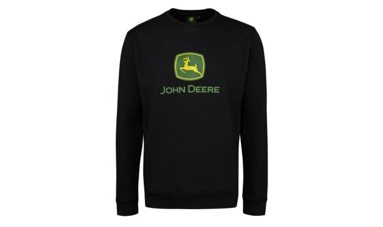 Pánská mikina černá John Deere