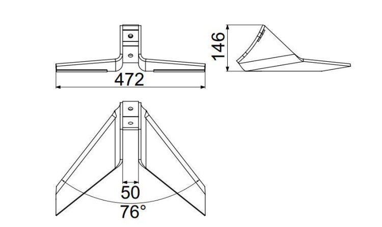 Pöttinger 965.51.040.0+1 Radlička DURASTAR SYNKRO