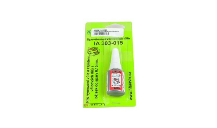 Lepidlo IA303-015 10g na upevňování ložisek
