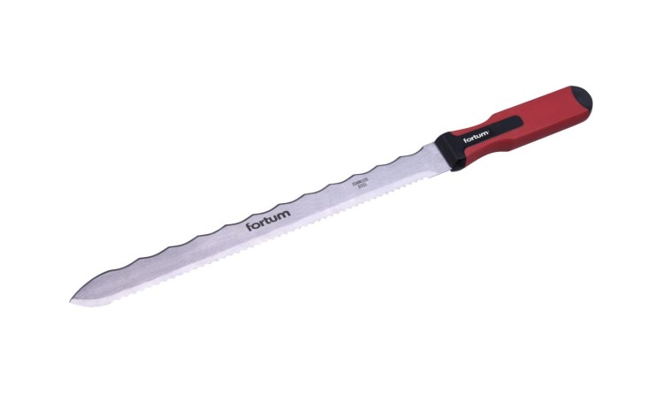FORTUM 4780503 Nůž na minerální vatu a izolační hmoty, nerez, 470/280mm