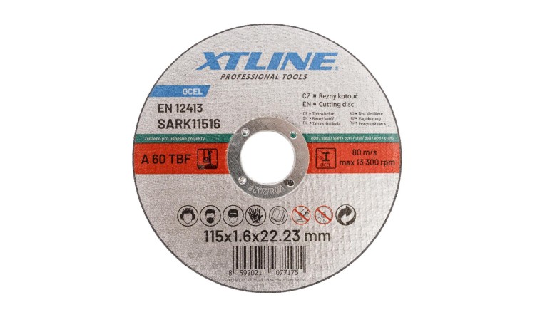 XTLINE SARK18030 Kotouč řezný na ocel 180x3,0x22,2 mm