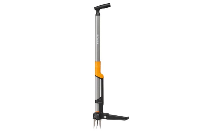FISKARS 1080409 Vytrhávač plevele Ergonomic s košem