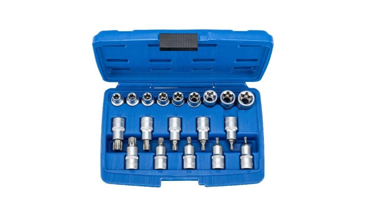 CONDOR 100-02094 Hlavice zástrčné a nástrčné 1/2", sada 19 dílů