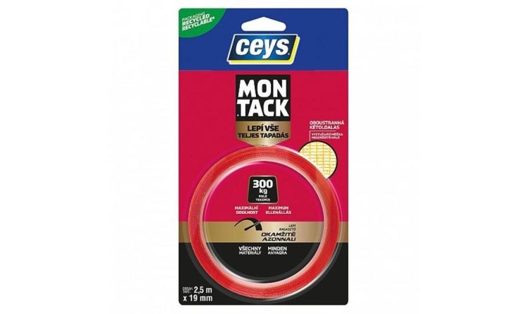 CEYS MONTACK 48507302 Páska oboustranná 2,5m x 19mm