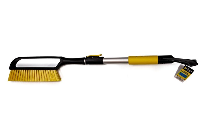 COYOTE SECURE CY-513734 Škrabka se smetáčkem a teleskopickou rukojetí 77-100 cm