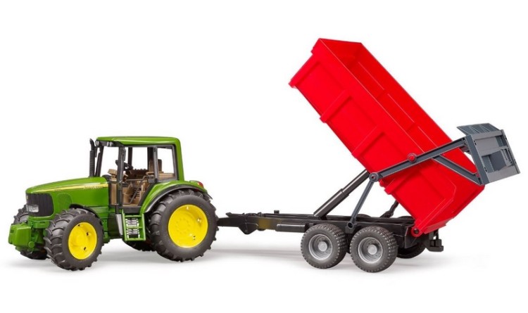 Traktor John Deere 6920 + sklápěcí valník Bruder 02057