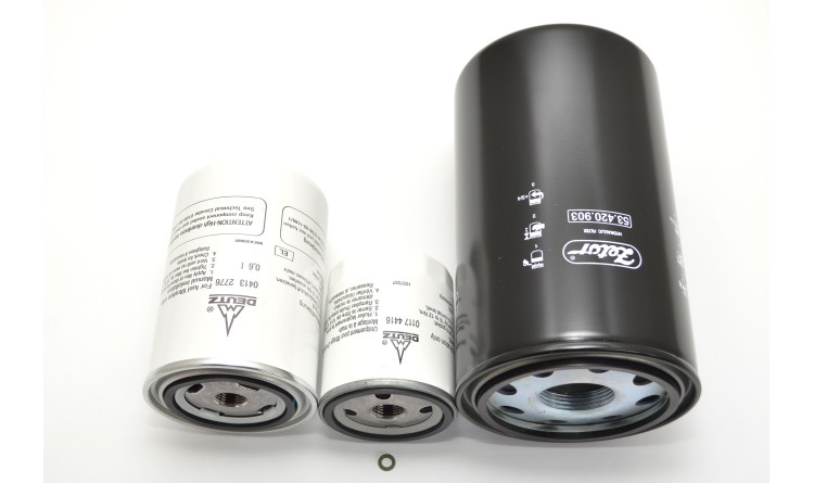 Sada filtrů Major - motor Deutz - servisní prohlídka 500+2500 Mth 902999502