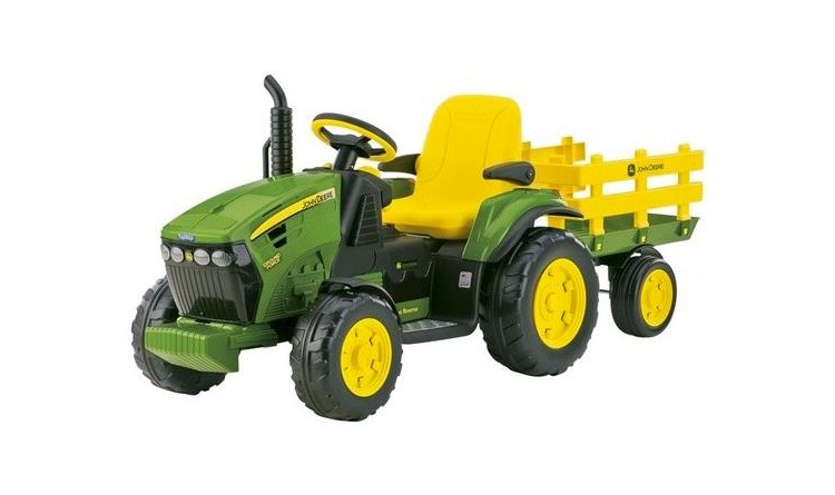 John Deere IGOR0047Li Traktor elektrický John Deere s vlekem a radiem Lithium 33