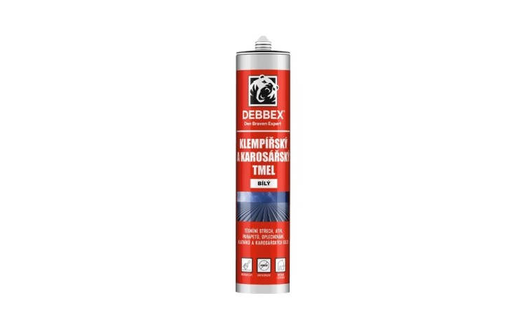 Den Braven Tmel klempířský a karosářský bílý 280ml