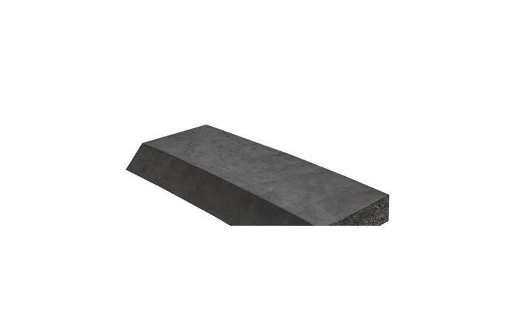Břit gumový s výztuží 250x30x3000 s úkosem