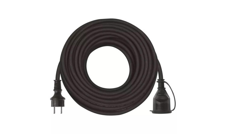 Emos P01725R Kabel prodlužovací venkovní 25 m / 1 zásuvka/guma-neopren/230 V