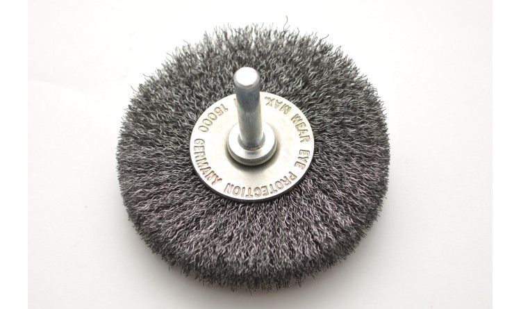 Kotouč drátěný 70x10x6 obvodový stopka 6 mm