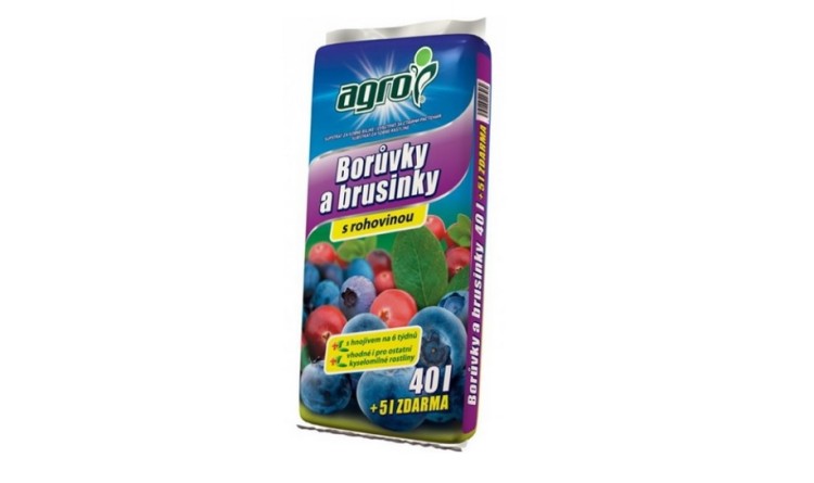 AGRO Substrát borůvky a brusinky 40l + 5l