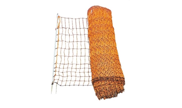 Síť pro drůbež 112 cm/50 m, dvojitá špička - vodivá