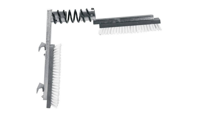 Kartáč drbací pro skot nylon komplet svislý + horizontální na pružinu