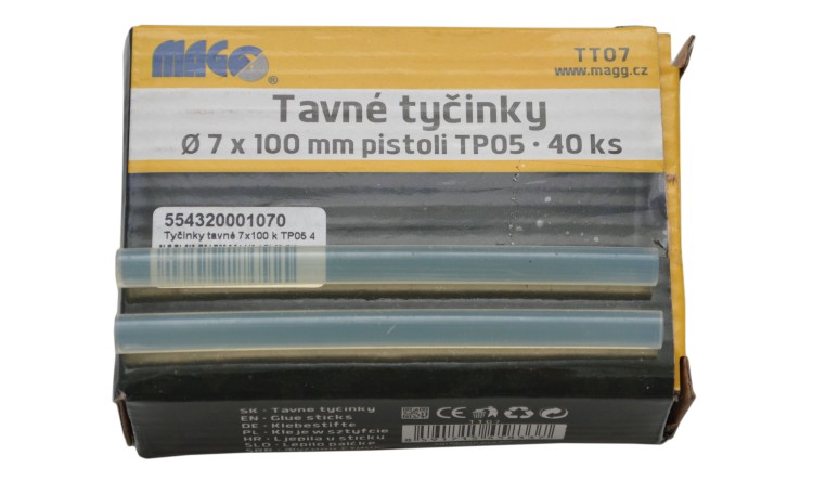 Tyčky tavné 7x100 k TP05 40 ks