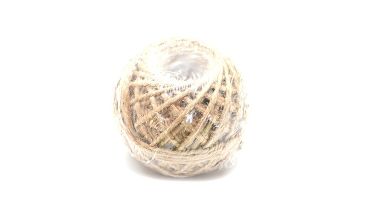 Motouz jutový pr. 3,5 mm, klubko 200 g