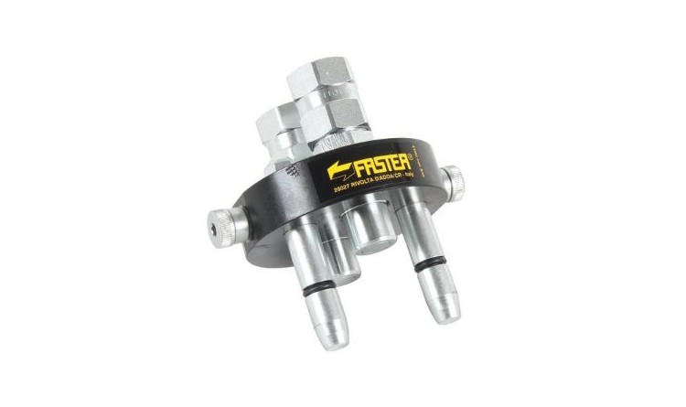 Multispojka Faster - konektor, zástrčka DN10-2x1/2"