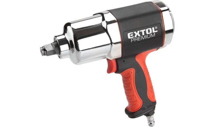 Utahovák pneu EXTOL PREMIUM 1/2", kompozit,  680Nm
