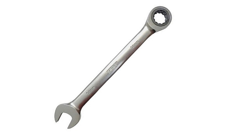 NAREX 443000891 Klíč 14mm ráčnový očkoplochý DIN3113
