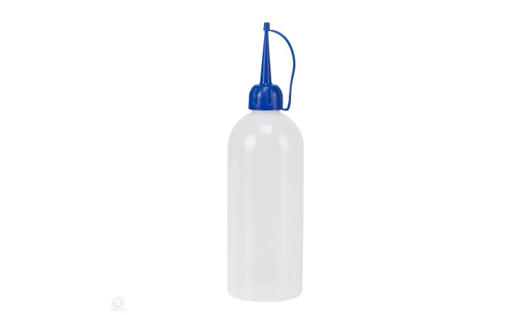 Plastová olejnička 250ml - PE průhledná s uzávěrem