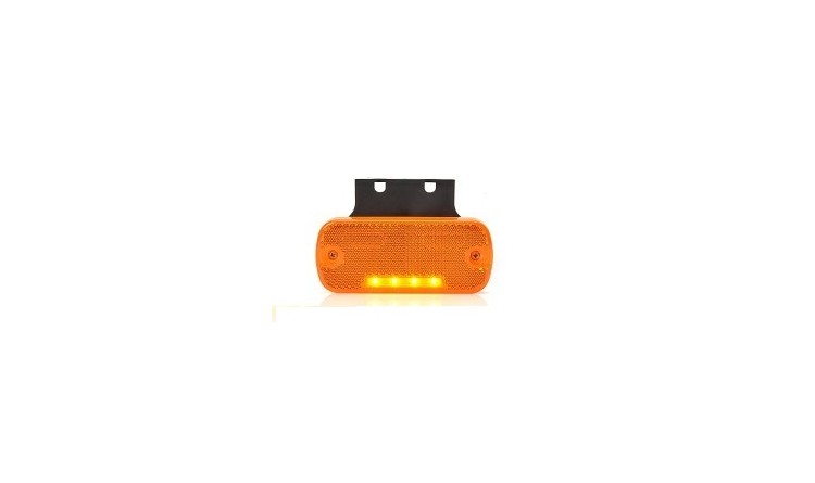 Svítilna poziční W128 oranž. LED vč. odrazky