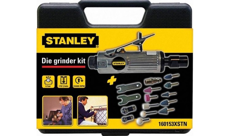 STANLEY Bruska přímá pneu s příslušenstvím 160153XSTN