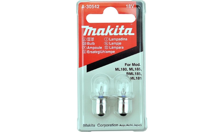 MAKITA Žárovka do akusvítilny 18V 2ks