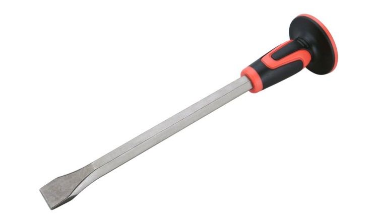 Extol PREMIUM sekáč plochý , s plast. chráničem, 400x19mm, Crv