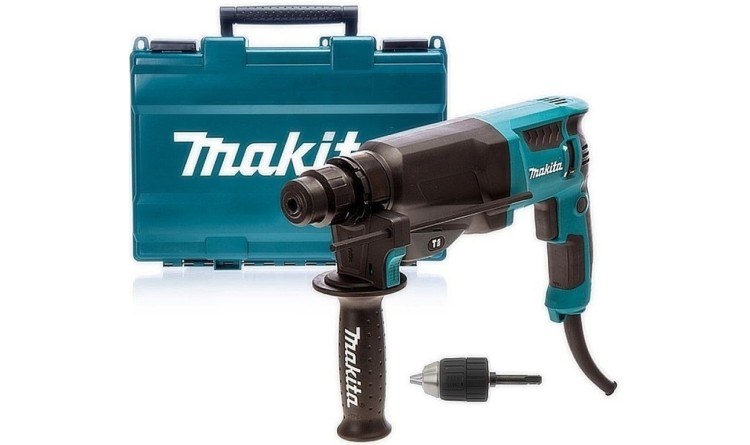 MAKITA HR2630X7 Kladivo kombi SDS-plus s adaptérem a sklíčidlem