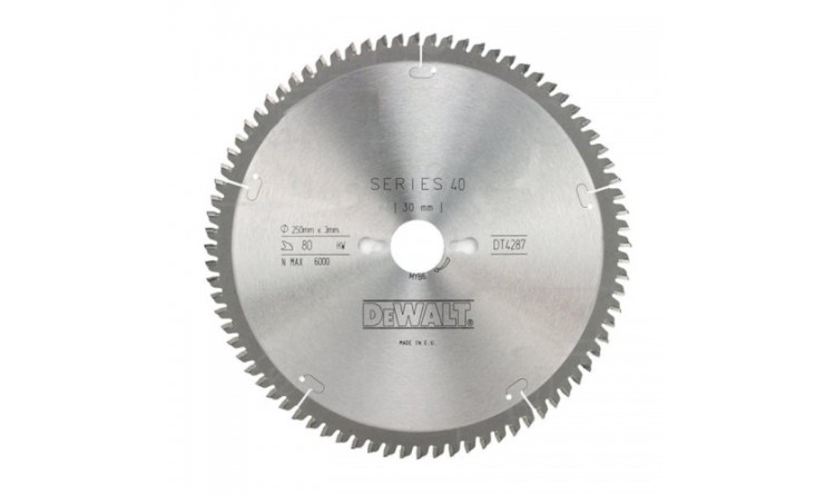 Pilový kotouč 250x30mm 80z TCG -5° DeWALT