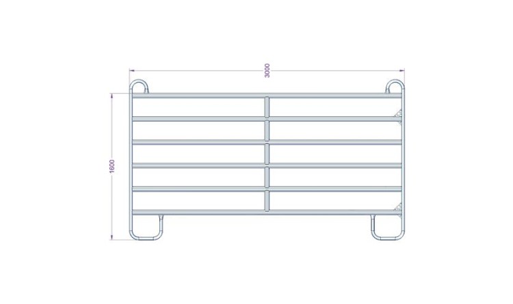 Panel Texas 3 m  rozměr 1600x3000 mm