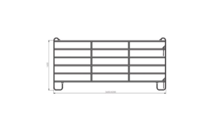 Panel Texas 4,2 m  rozměr 1600x4200 mm