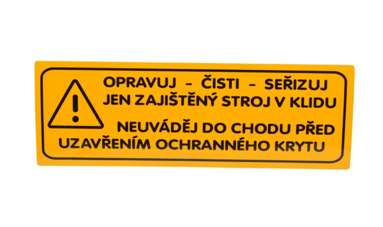 Štítek - upozornění úP,F) 16802043