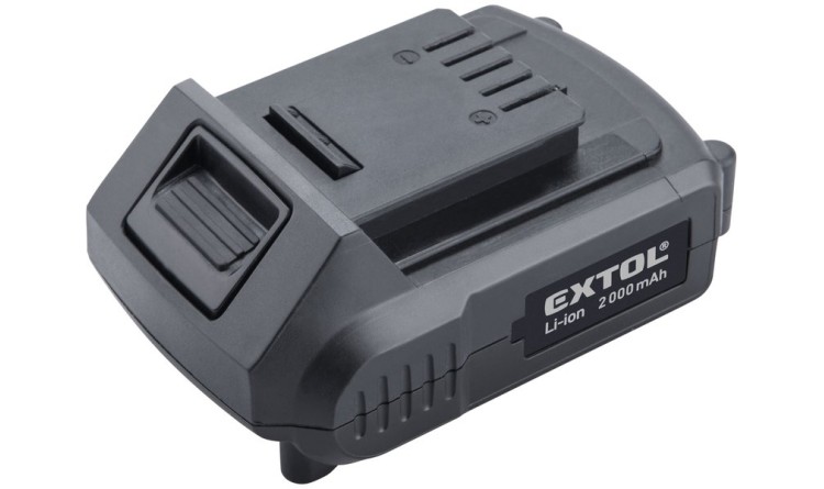 EXTOL Baterie akumulátorová vrtací šroubovák aku SHARE20V, Li-ion, 2000mAh