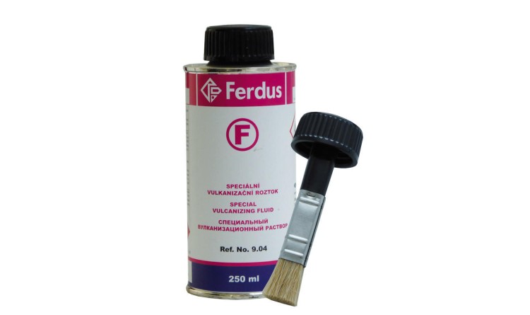 Speciální vulkanizační roztok F 250 ml + větší štětec