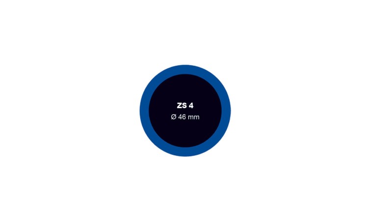 Záplata ZS 4 na opravu duší - průměr 46 mm