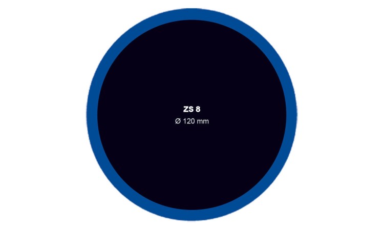 Záplata ZS 8 na opravu duší - průměr 120 mm