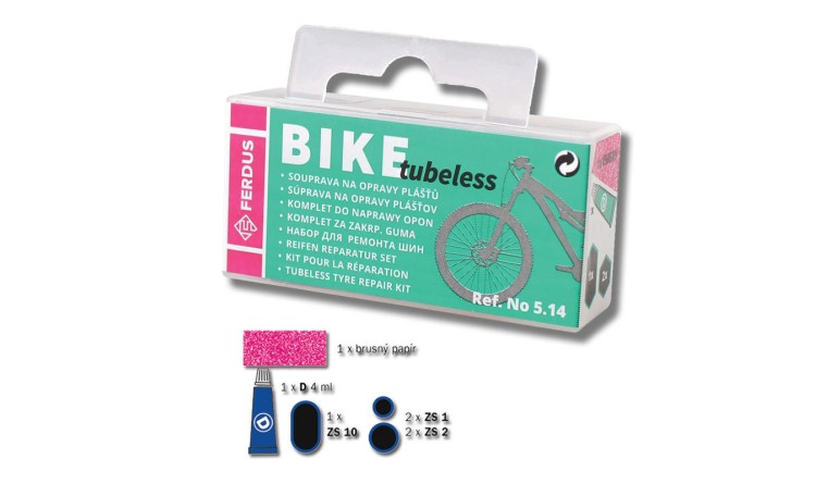 Opravná sada BIKE tubeless (souprava - plast)