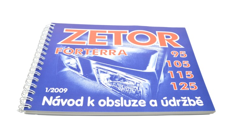 Návod k obsluze a údržbě Z 95 - 125 Forterra - CZ 222212486