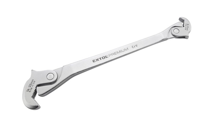 EXTOL PREMIUM Klíč multifunkční samonastavitelný oboustranný, 8-17/14-32mm