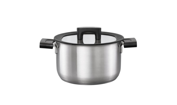 FISKARS Hrnec 20cm s pokličkou 3,5l nerez