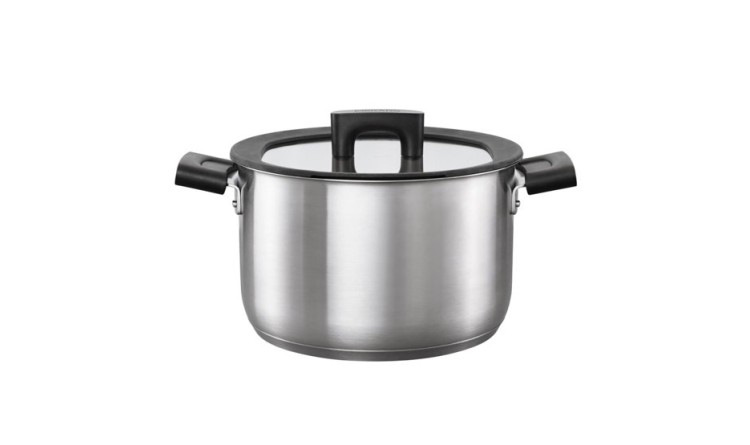 FISKARS Hrnec 22 cm s pokličkou 5l nerez