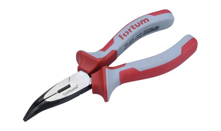 FORTUM 4770321 Kleště půlkulaté zahnuté, 160mm