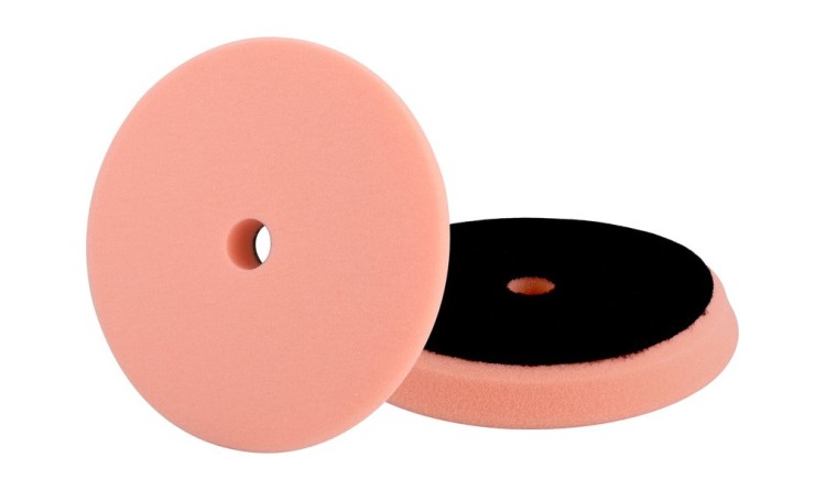 Kotouč leštící pěnový, suchý zip 127mm, orbitální, T40, oranžový, pr. 150x25mm