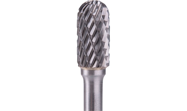 Fréza karbidová, válcová s kulovým čelem, pr.10x20mm/stopka 6mm