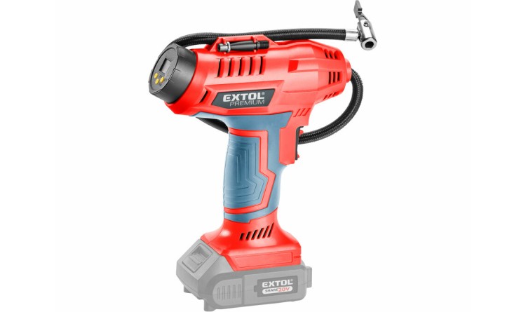 Extol 8891875 Kompresor domácí aku SHARE20V, 20V Li-ion, bez baterie a nabíječky